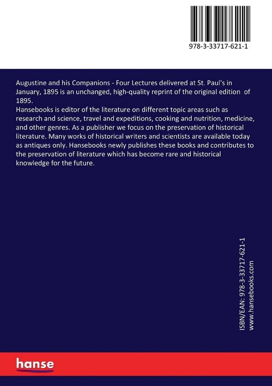 Produktbild: Augustine and his Companions