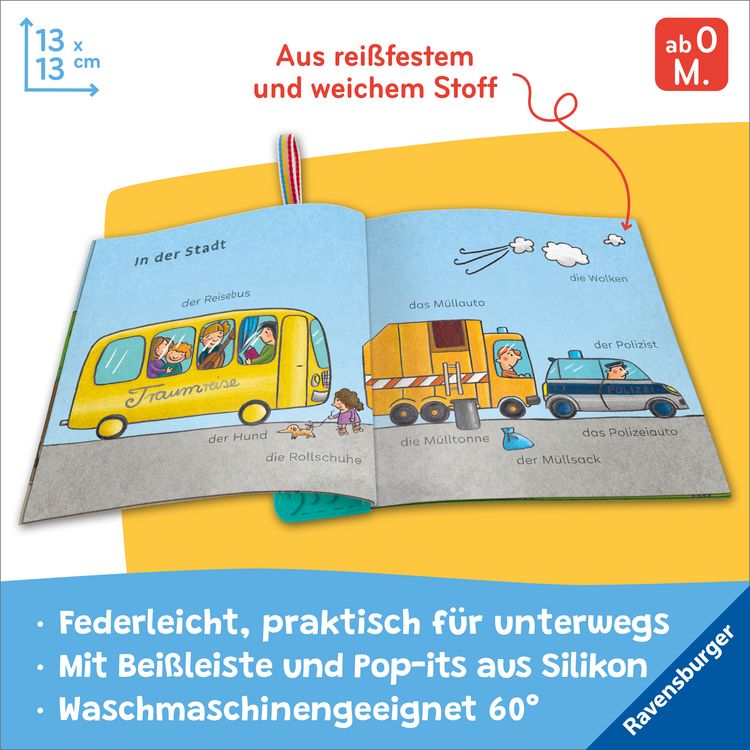 Produktbild: Mein Knuddel-Knautsch-Buch: flip&pop. Meine Fahrzeuge
