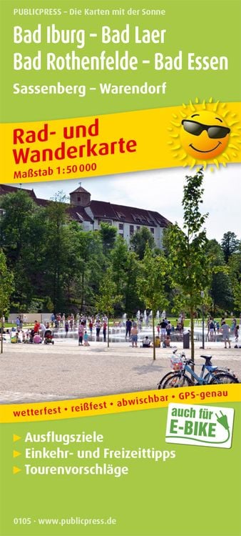 Bild vom Artikel Bad Iburg - Bad Laer - Bad Rothenfelde - Bad Essen, Sassenberg - Warendorf 1:50 000 vom Autor 