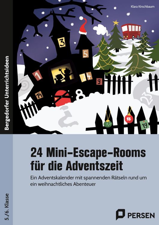 Produktbild: 24 Mini-Escape-Rooms f&uuml;r die Adventszeit - Sek I