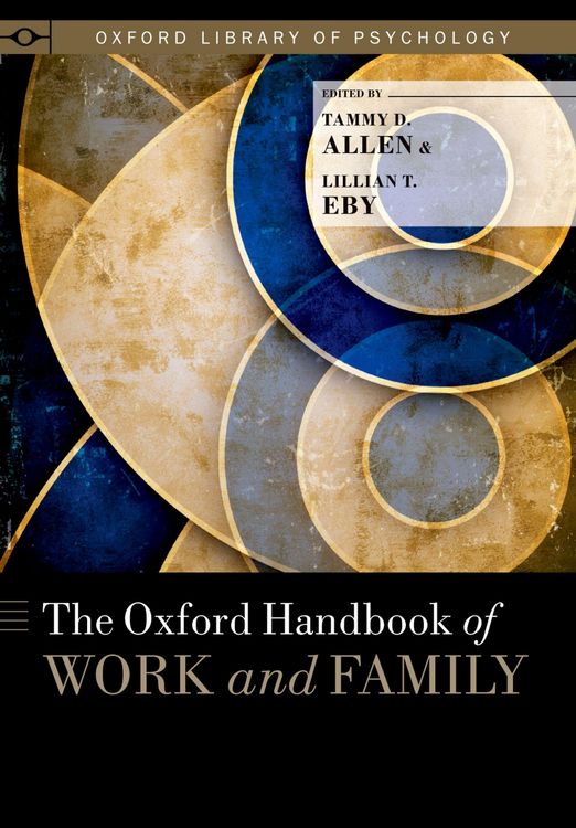 Produktbild: The Oxford Handbook of Work and Family