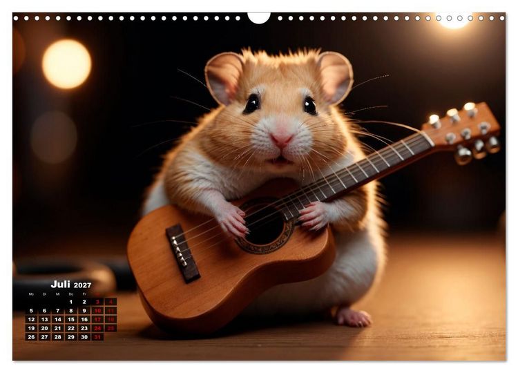 Produktbild: Hamstertage (Wandkalender 2027 DIN A3 quer), CALVENDO Monatskalender