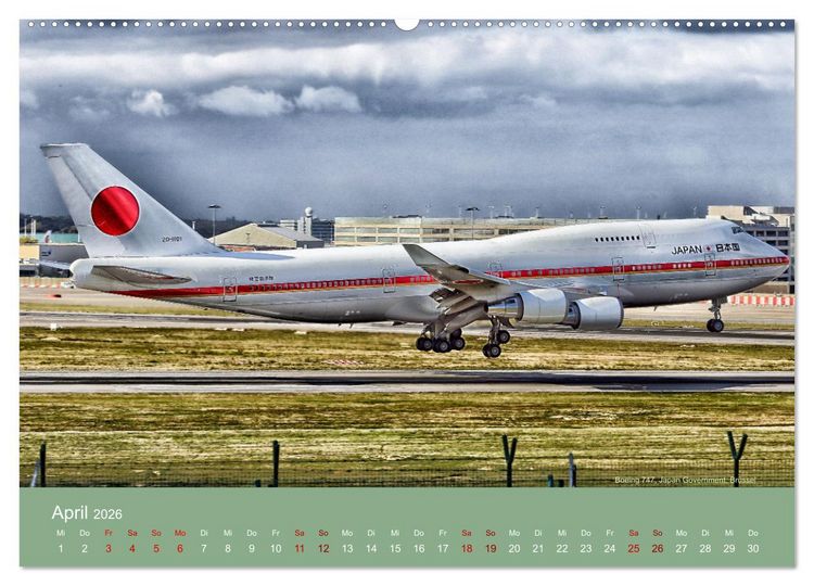 Produktbild: Art of Aviation - Kunstvolle Flugzeuge (hochwertiger Premium Wandkalender 2026 DIN A2 quer), Kunstdruck in Hochglanz