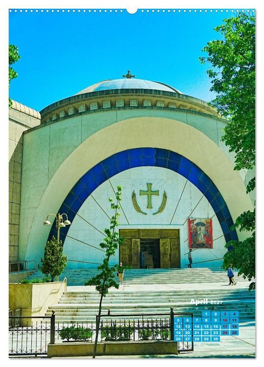 Produktbild: Sakrale Sch&auml;tze in Tirana und Shkodra (Wandkalender 2027 DIN A2 hoch), CALVENDO Monatskalender
