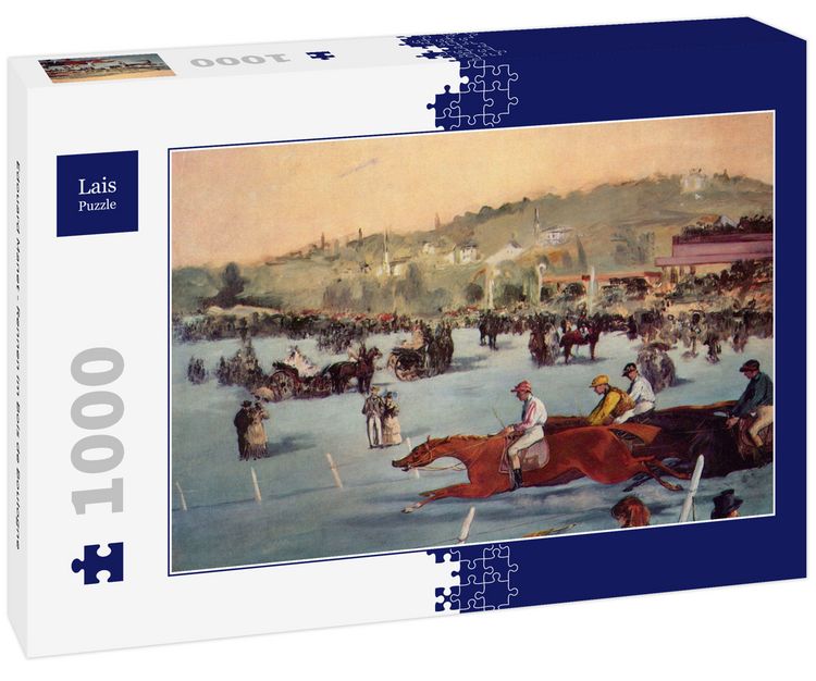 Produktbild: Lais Puzzle Edouard Manet - Rennen im Bois de Boulogne 1000 Teile