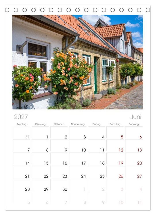 Produktbild: Tischplaner 2027 - Unterwegs in Schleswig (A5 Tischkalender zum Aufstellen) CALVENDO