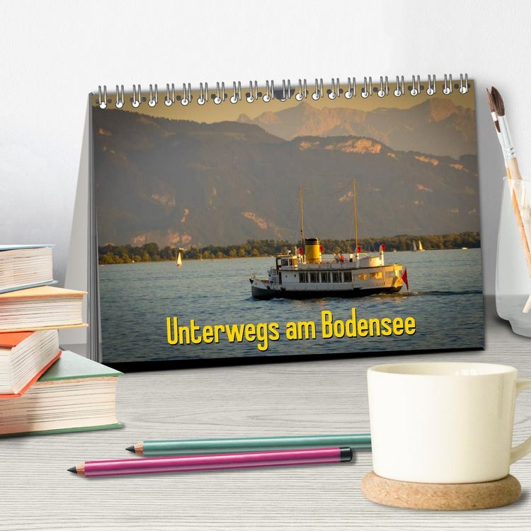 Produktbild: Unterwegs am Bodensee (Tischkalender 2026 DIN A5 quer), CALVENDO Monatskalender