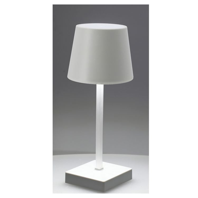 Produktbild: Cepewa LED Tischleuchte, Batterie, wei&szlig;, ca. 26cm LED Tischleuchte, Batterie, wei&szlig;, ca. 26cm