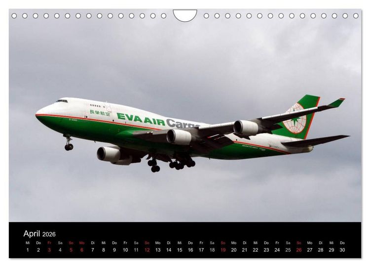 Produktbild: Internationale Frachtflugzeuge (Wandkalender 2026 DIN A4 quer), CALVENDO Monatskalender