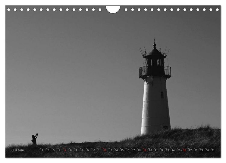 Produktbild: 54&deg;54'57"N 8&deg;19'51"E SYLT (Wandkalender 2026 DIN A4 quer), CALVENDO Monatskalender