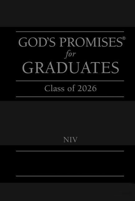 Produktbild: God's Promises for Graduates: Class of 2026 - Black NIV