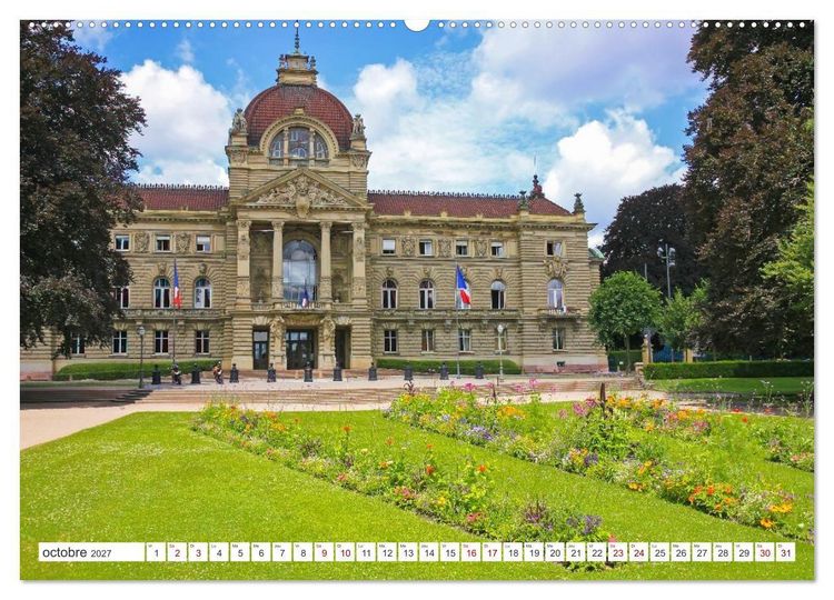 Produktbild: Strasbourg - Ville d'histoire et de charme au c&oelig;ur de l'Europe (Calendrier mural haut de gamme 2027 DIN A2 vertical), CALVENDO calendrier mensuel