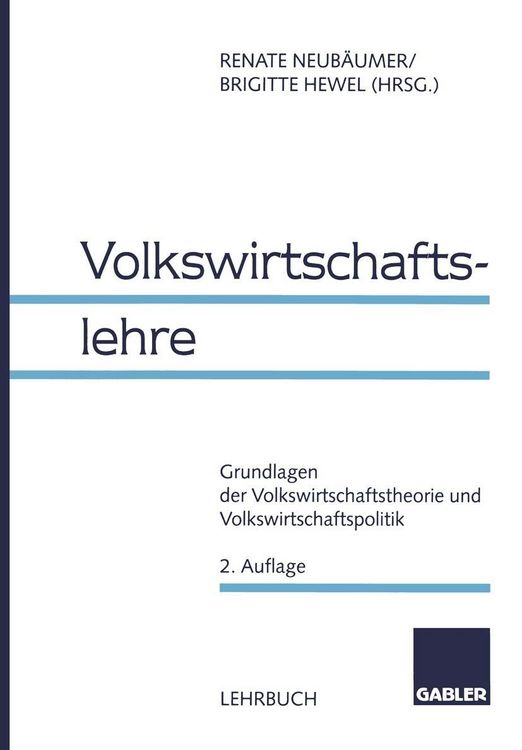 Produktbild: Volkswirtschaftslehre