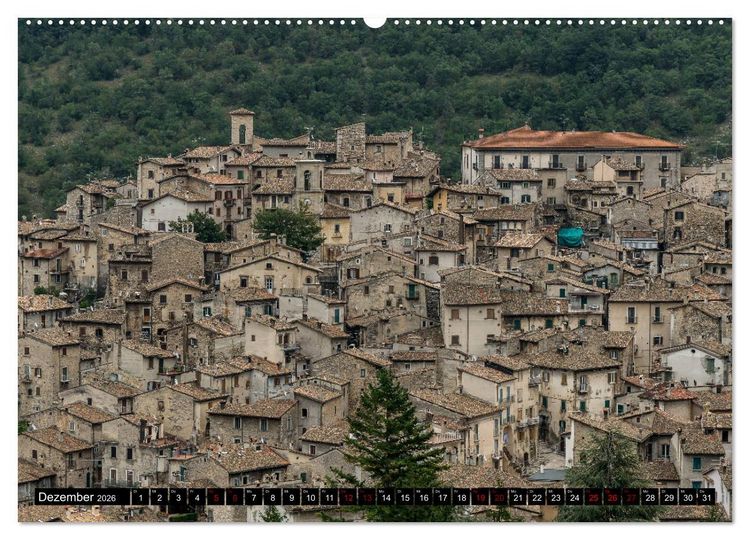 Produktbild: Einsame D&ouml;rfer - Eine Wanderung in den Abruzzen (Wandkalender 2026 DIN A2 quer), CALVENDO Monatskalender
