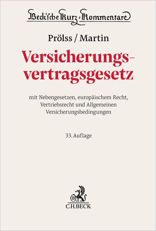 Produktbild: Versicherungsvertragsgesetz. VVG