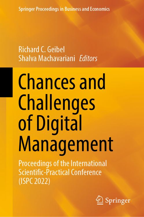 Produktbild: Chances and Challenges of Digital Management