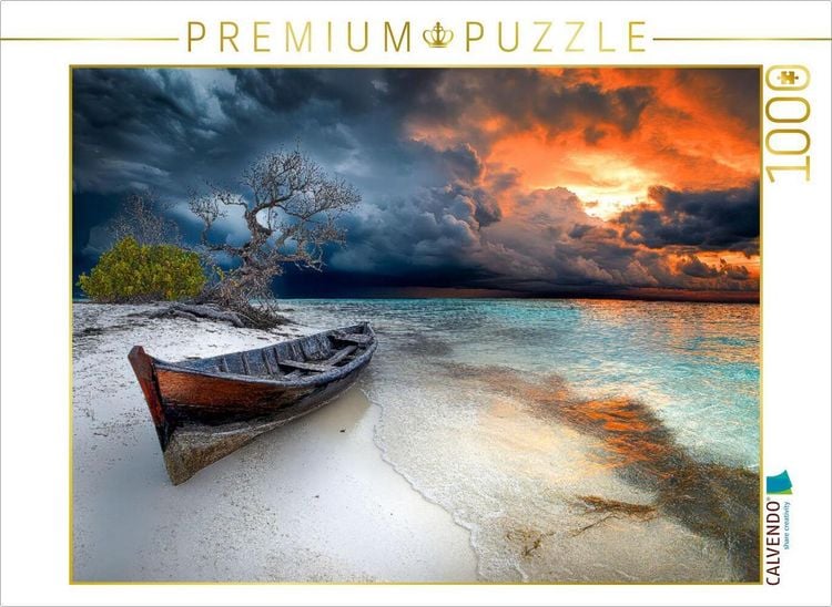 Produktbild: CALVENDO Puzzle Boot am Wasser | 1000 Teile Lege-Gr&ouml;&szlig;e 64x48cm Foto-Puzzle f&uuml;r gl&uuml;ckliche Stunden