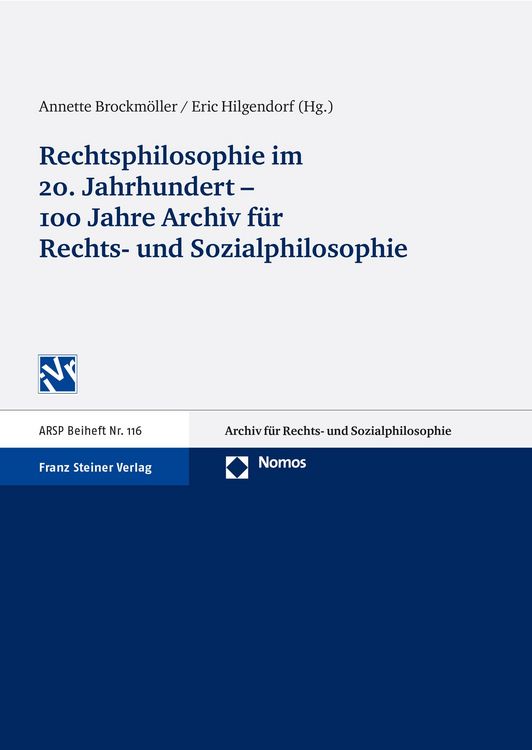 Produktbild: Rechtsphilosophie im 20. Jahrhundert