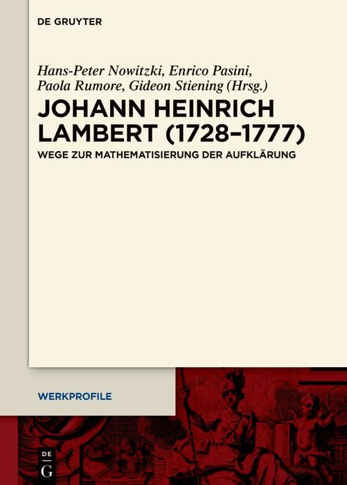 Produktbild: Johann Heinrich Lambert (1728-1777)