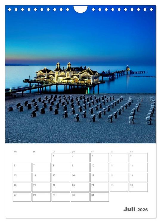 Produktbild: Typisch R&uuml;gen / Planer (Wandkalender 2026 DIN A4 hoch), CALVENDO Monatskalender