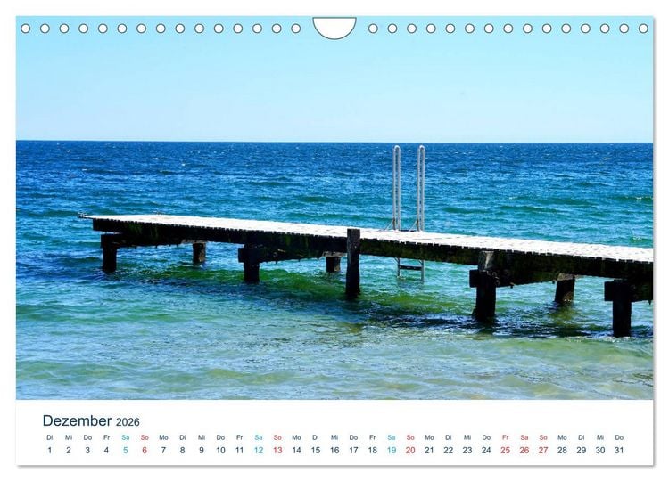 Produktbild: Der Fehmarn-Steg (Wandkalender 2026 DIN A4 quer), CALVENDO Monatskalender