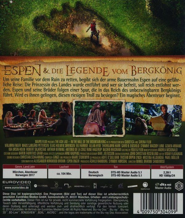 Produktbild: Espen und die Legende vom Bergk&ouml;nig