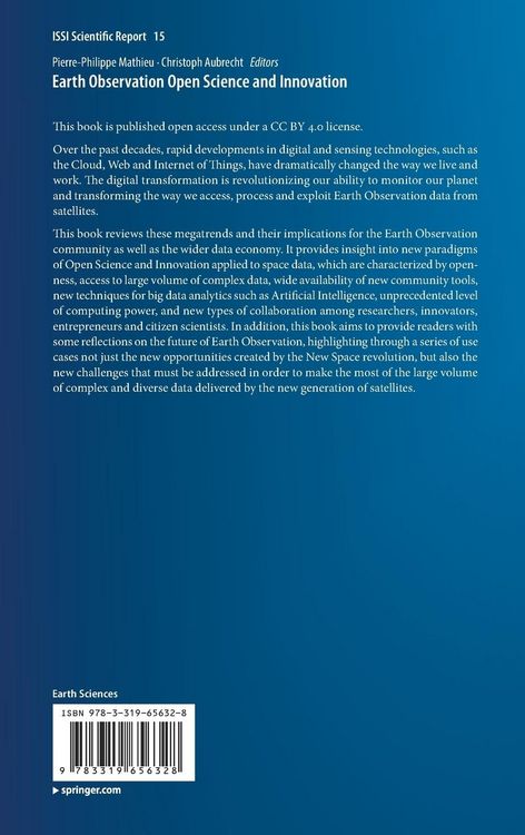Produktbild: Earth Observation Open Science and Innovation