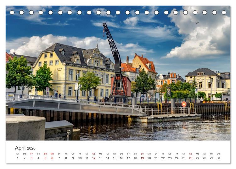 Produktbild: Nieders&auml;chsische K&uuml;ste - K&uuml;stenorte von Ostfriesland bis Bremerhaven (Tischkalender 2026 DIN A5 quer), CALVENDO Monatskalender