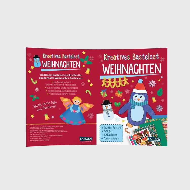 Produktbild: Bastelset f&uuml;r Kinder: Kreatives Bastelset: Weihnachten 2025