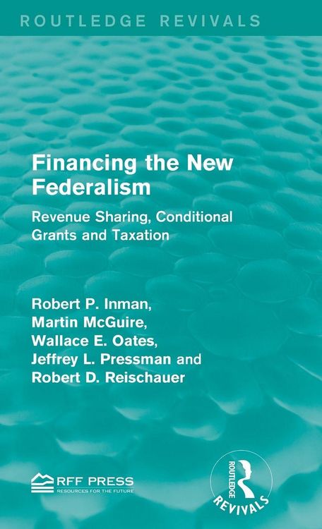 Produktbild: Financing the New Federalism