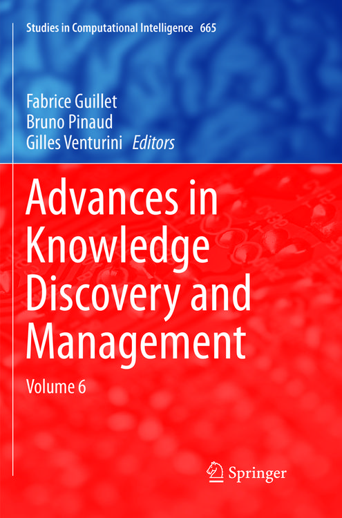 Produktbild: Advances in Knowledge Discovery and Management