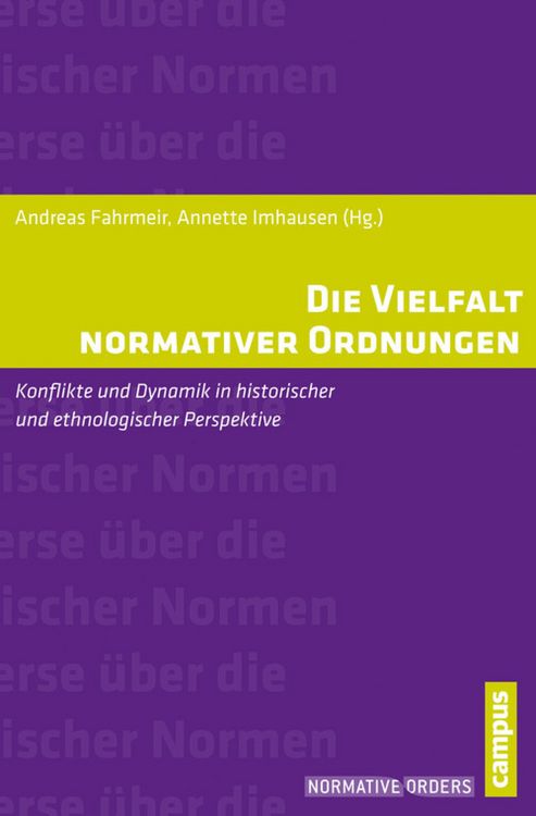 Produktbild: Die Vielfalt normativer Ordnungen