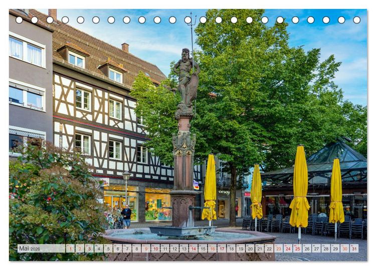 Produktbild: Offenburg Impressionen (Tischkalender 2026 DIN A5 quer), CALVENDO Monatskalender