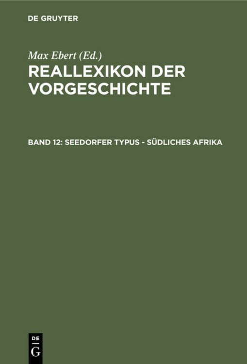 Produktbild: Seedorfer Typus - S&uuml;dliches Afrika