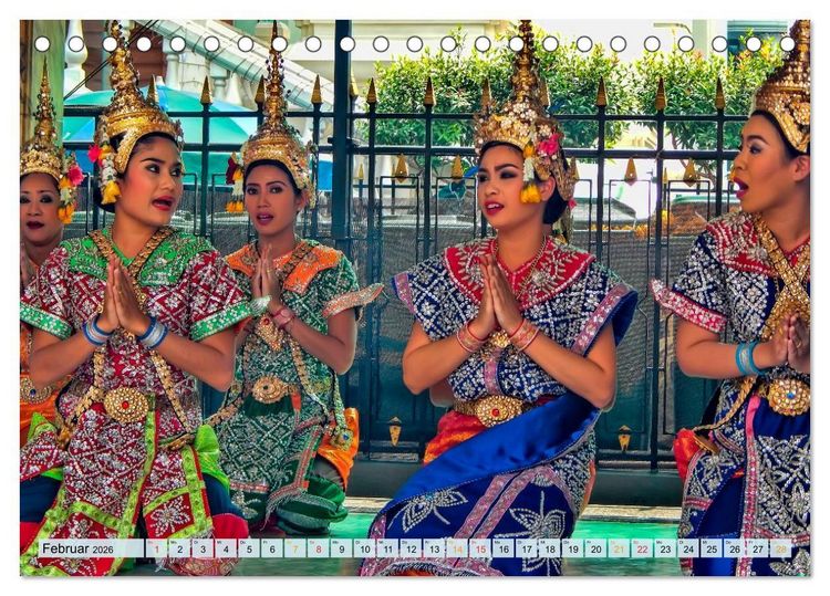 Produktbild: Bangkok - K&ouml;nigreich Thailand (Tischkalender 2026 DIN A5 quer), CALVENDO Monatskalender