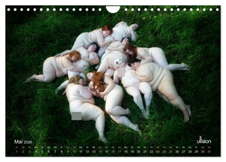 Produktbild: Kurvenstolz - Ode an die Weiblichkeit (Wandkalender 2026 DIN A4 quer), CALVENDO Monatskalender
