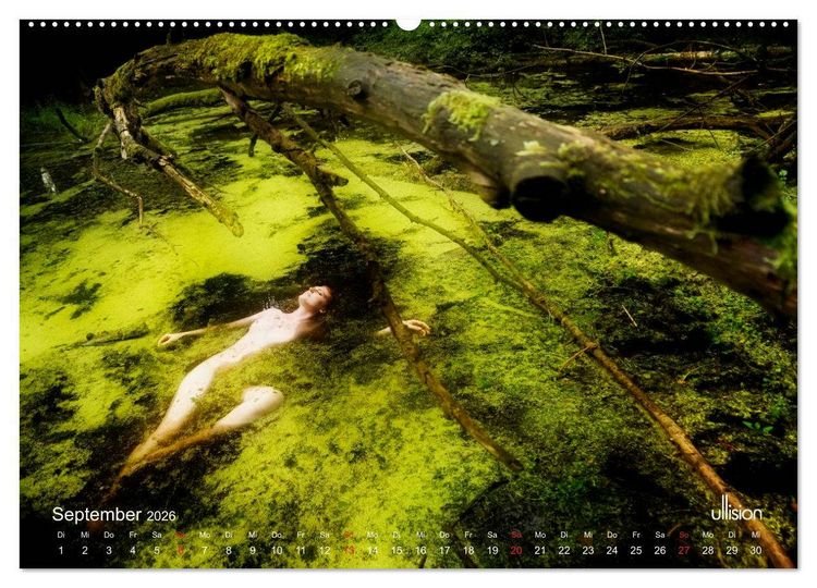 Produktbild: OPHELIA, sinnlich - mystisch - sehnsuchtsvoll (Wandkalender 2026 DIN A2 quer), CALVENDO Monatskalender