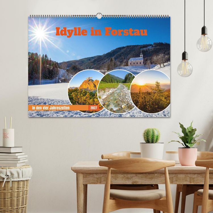 Produktbild: Idylle in Forstau (Wandkalender 2027 DIN A2 quer), CALVENDO Monatskalender
