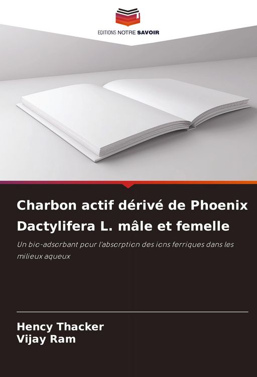 Produktbild: Charbon actif d&eacute;riv&eacute; de Phoenix Dactylifera L. m&acirc;le et femelle