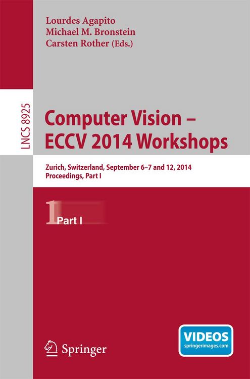 Produktbild: Computer Vision - ECCV 2014 Workshops