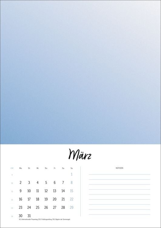 Produktbild: Kreativkalender Design A4 2026