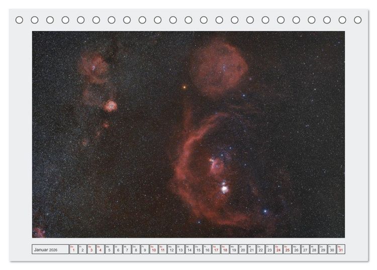 Produktbild: Himmelswelten (Tischkalender 2026 DIN A5 quer), CALVENDO Monatskalender