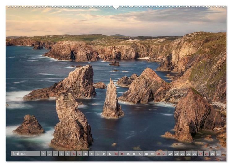 Produktbild: Lewis und Harris, die ungez&auml;hmten &Auml;u&szlig;eren Hebriden. (hochwertiger Premium Wandkalender 2026 DIN A2 quer), Kunstdruck in Hochglanz