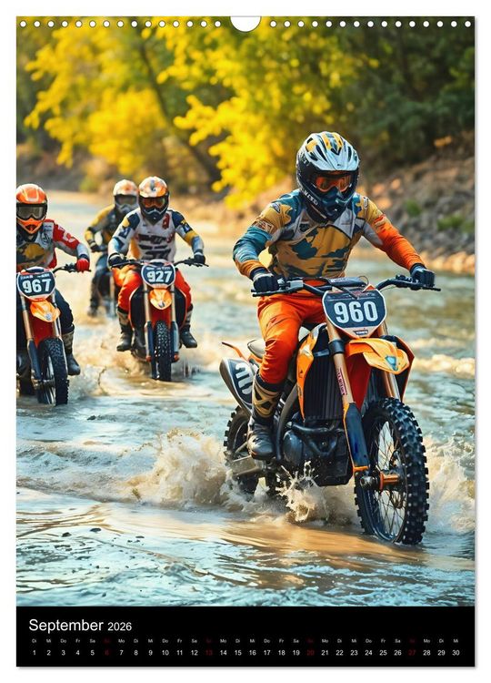 Produktbild: Adrenalin am Limit - Grenzenlose Motocross Action (Wandkalender 2026 DIN A3 hoch), CALVENDO Monatskalender