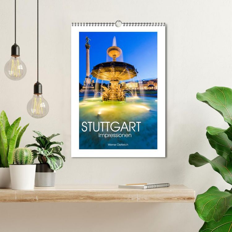 Produktbild: STUTTGART Impressionen (Wandkalender 2026 DIN A3 hoch), CALVENDO Monatskalender