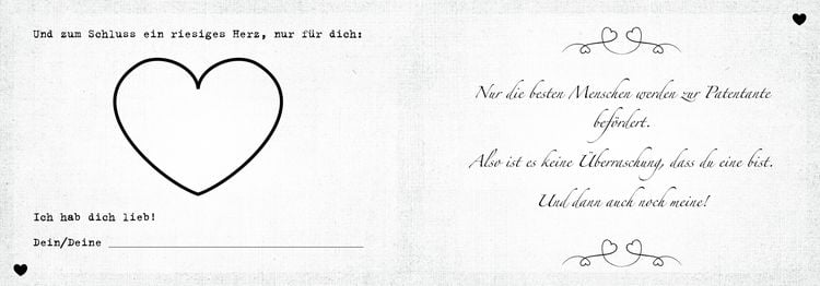 Produktbild: Was ich an dir liebe, Patentante &ndash; Version f&uuml;r Kinder