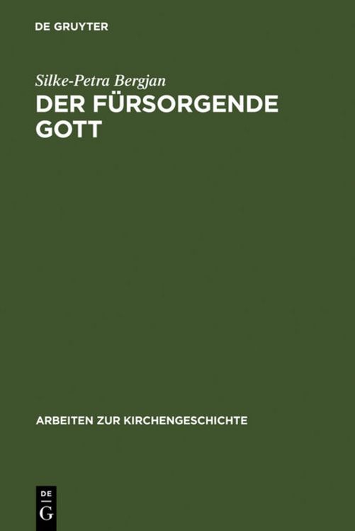 Produktbild: Der f&uuml;rsorgende Gott