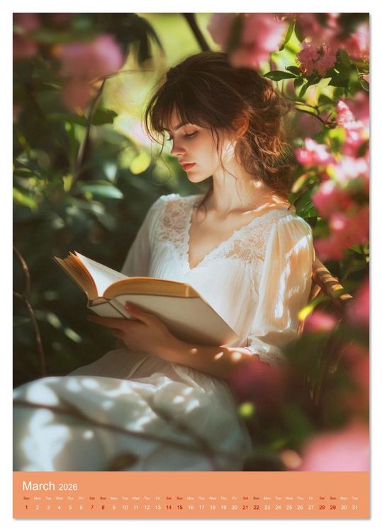 Produktbild: Literature is Magic (Desk Calendar 2026 DIN A5 portrait), CALVENDO 12 Month DeskCalendar