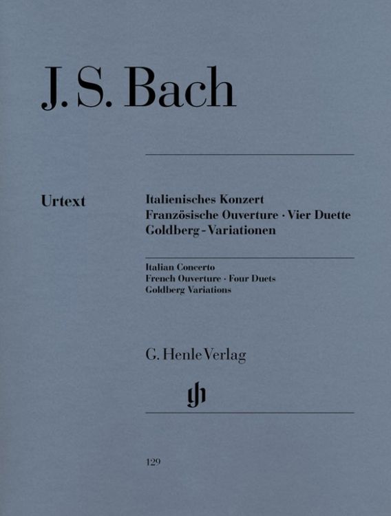 Produktbild: Johann Sebastian Bach - Italienisches Konzert, Franz&ouml;sische Ouverture, Vier Duette, Goldberg-Variationen