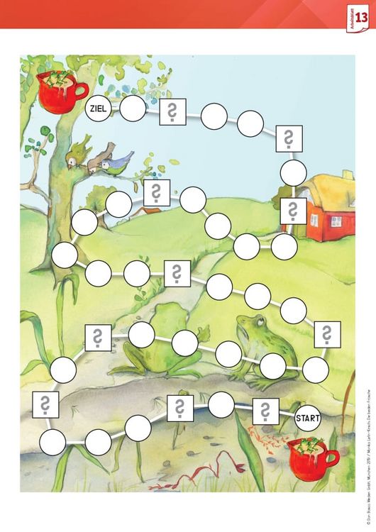 Produktbild: Arbeitsmaterial Grundschule. Fabeln f&uuml;r den Deutschunterricht. Die beiden Fr&ouml;sche: Eine Fabel von &Auml;sop.